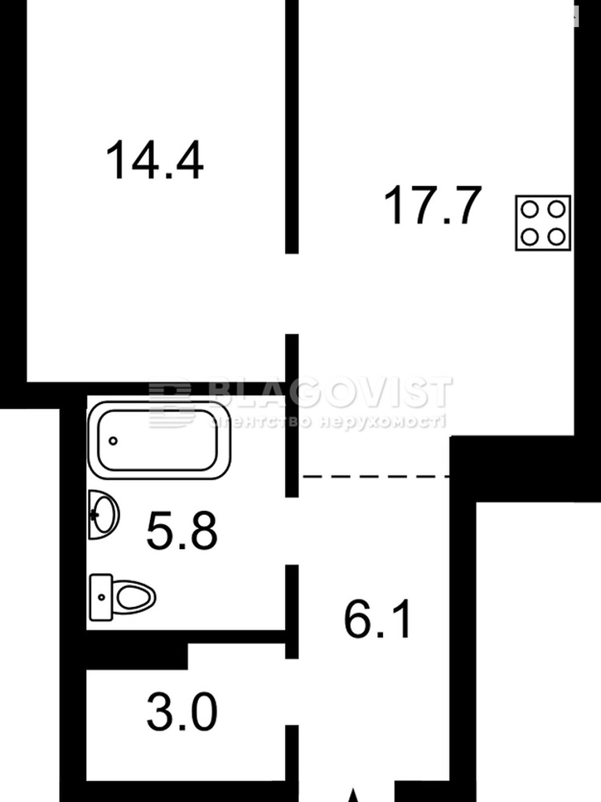 Продажа однокомнатной квартиры в Киеве, на ул. Всеволода Змиенко 15/23, район Подольский фото 1