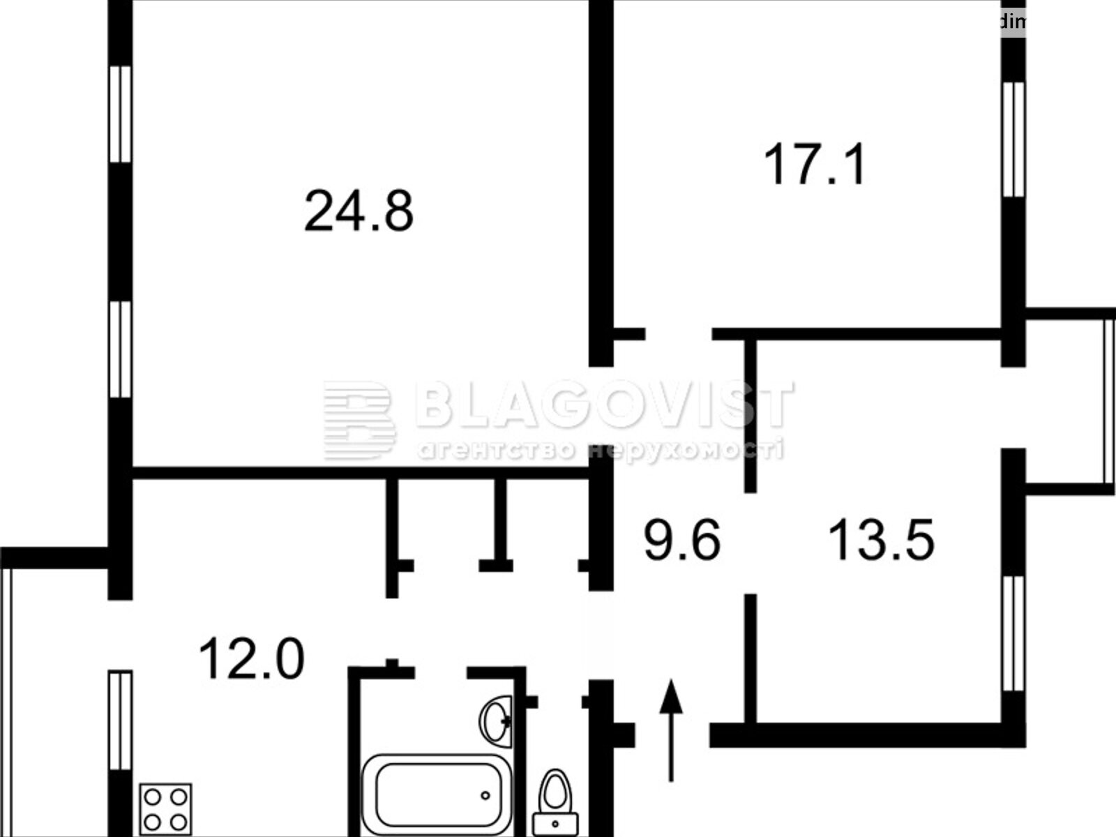 Продажа трехкомнатной квартиры в Киеве, на ул. Введенская 5, район Подольский фото 1