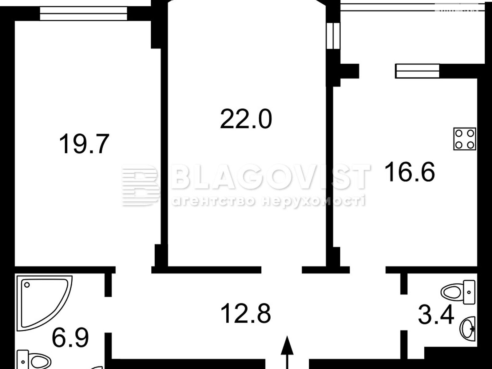 Продажа двухкомнатной квартиры в Киеве, на ул. Вышгородская 45, район Подольский фото 1