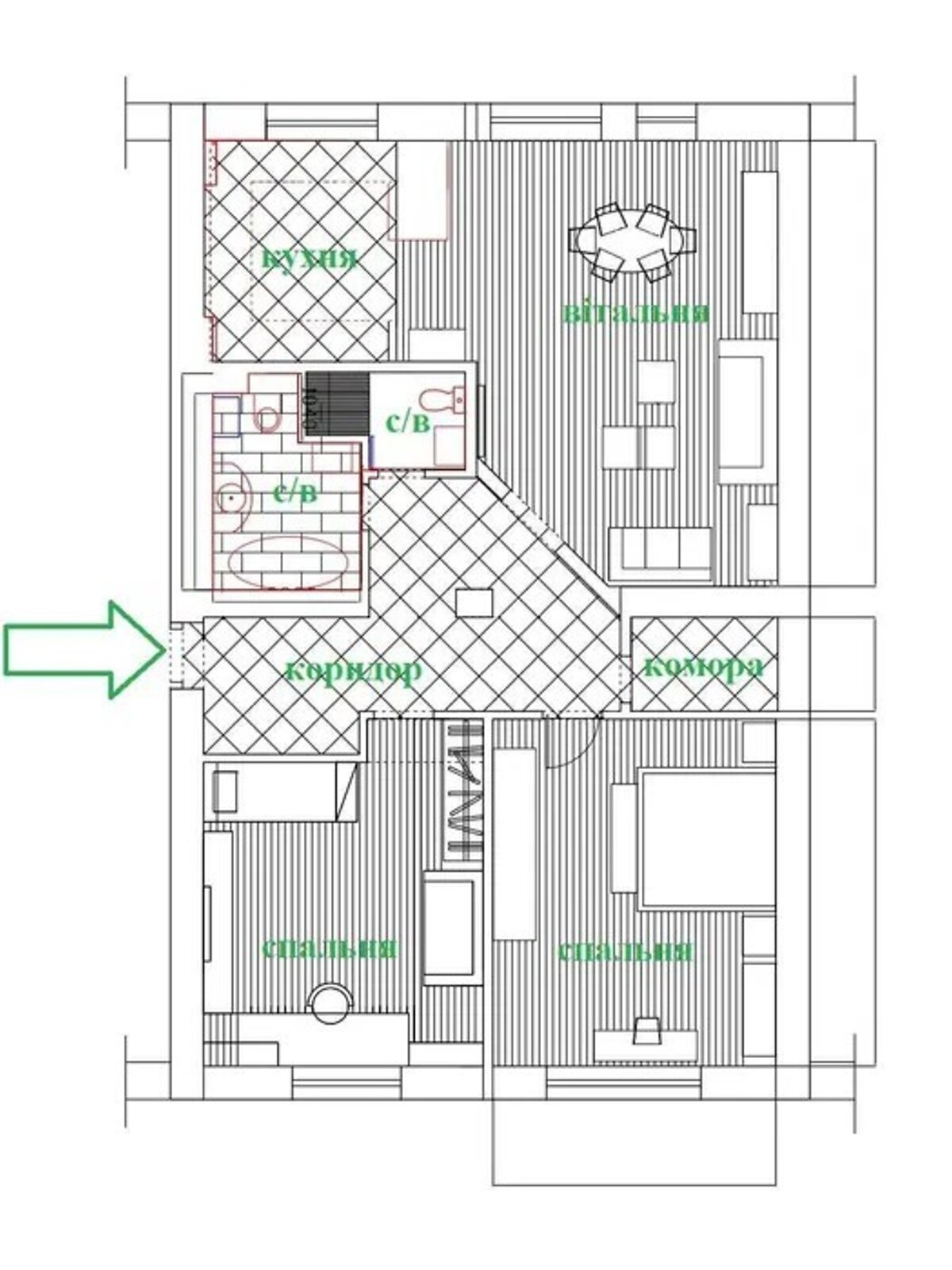 Продажа трехкомнатной квартиры в Киеве, на пер. Ярославский, район Подольский фото 1