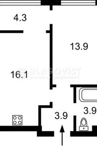 Продажа однокомнатной квартиры в Киеве, на наб. Днепровская 18А, район Позняки фото 2