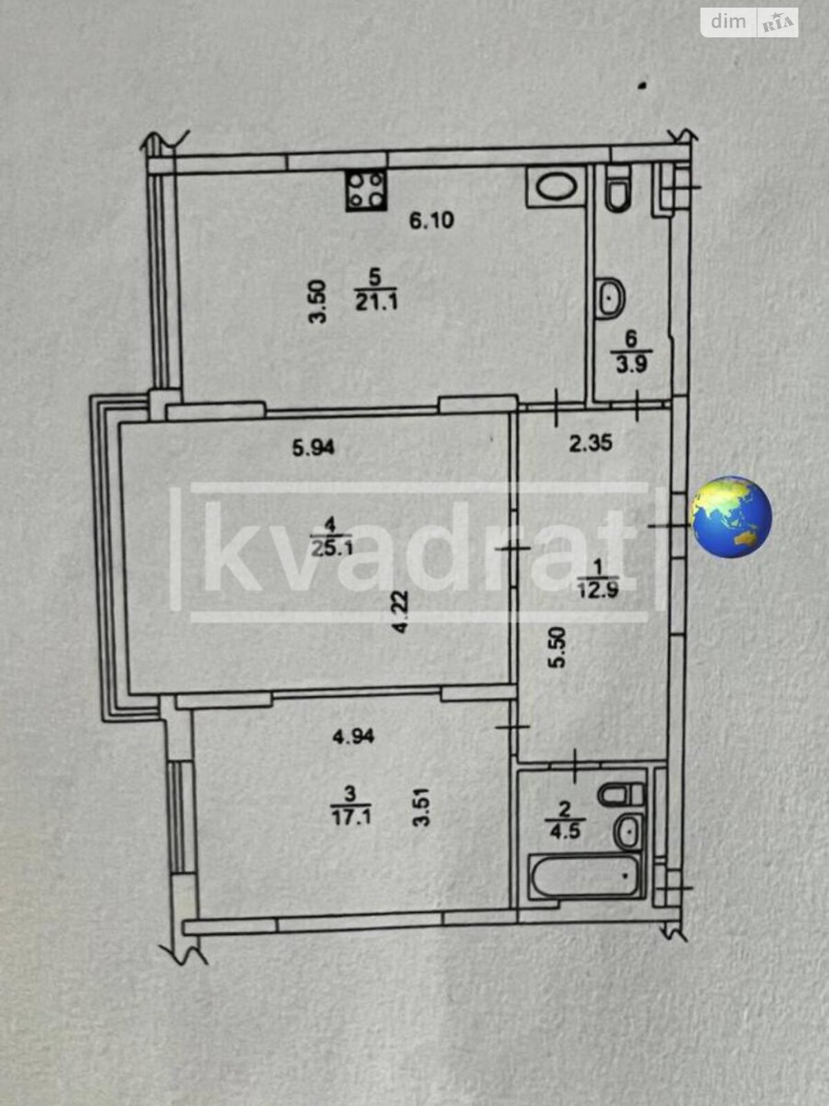 Продажа двухкомнатной квартиры в Киеве, на наб. Днепровская 14Б, район Позняки фото 1 Продажа двухкомнатной квартиры в Киеве, на наб. Днепровская 14Б, район Позняки фото 1