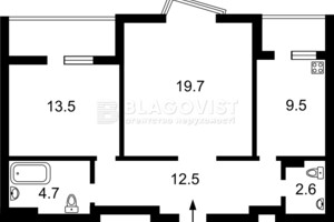 Продаж двокімнатної квартири в Києві, на вул. Драгоманова 2А, район Позняки фото 2