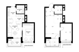 Продаж однокімнатної квартири в Києві, на вул. Драгоманова 31А, район Позняки фото 2