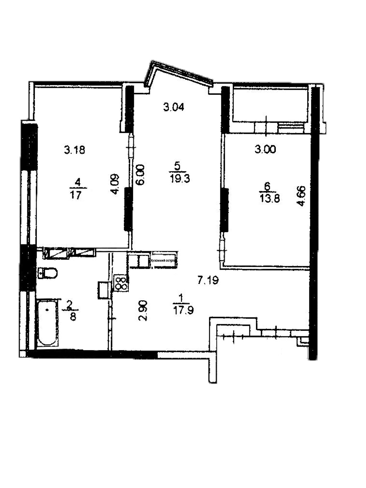 Продажа двухкомнатной квартиры в Киеве, на ул. Драгоманова 2, район Позняки фото 1