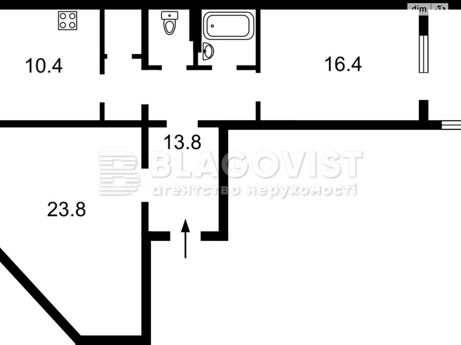 Продаж двокімнатної квартири в Києві, на просп. Петра Григоренка 33/44, район Позняки фото 1