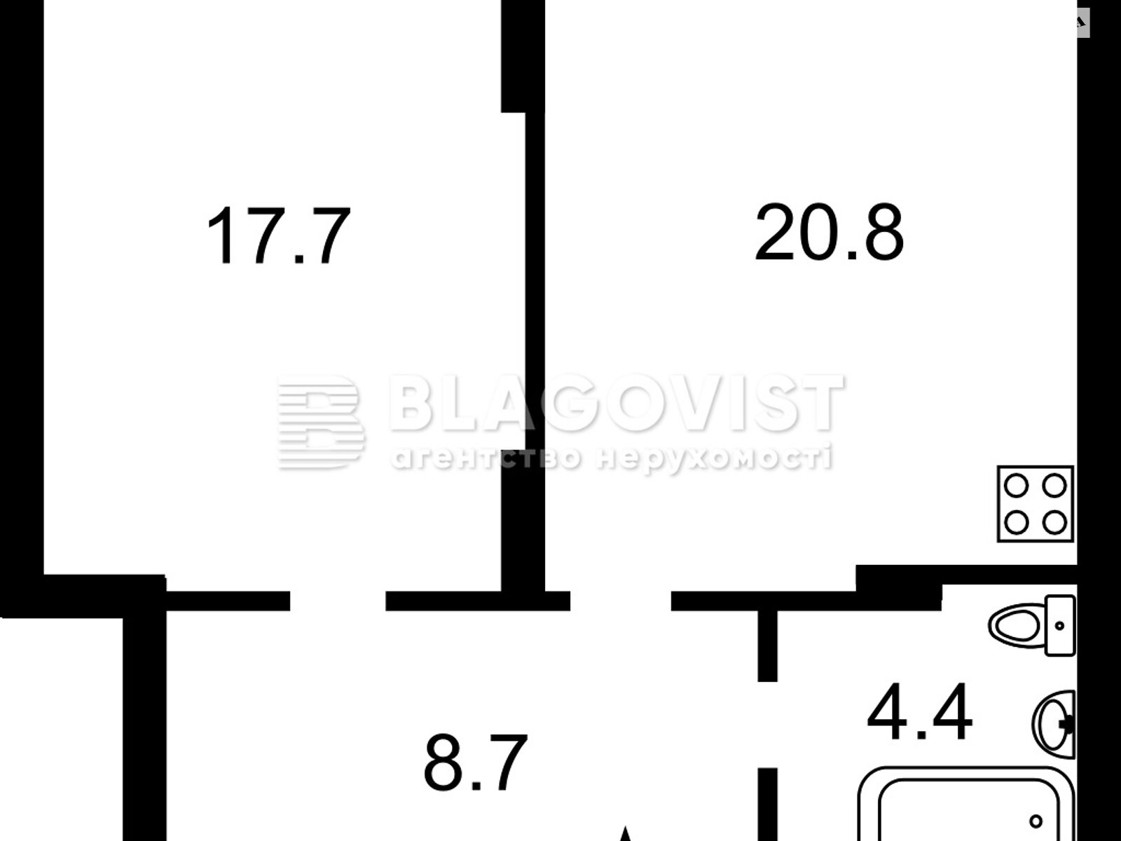 Продажа однокомнатной квартиры в Киеве, на ул. Трускавецкая 6В, район Позняки фото 1 Продажа однокомнатной квартиры в Киеве, на ул. Трускавецкая 6В, район Позняки фото 1