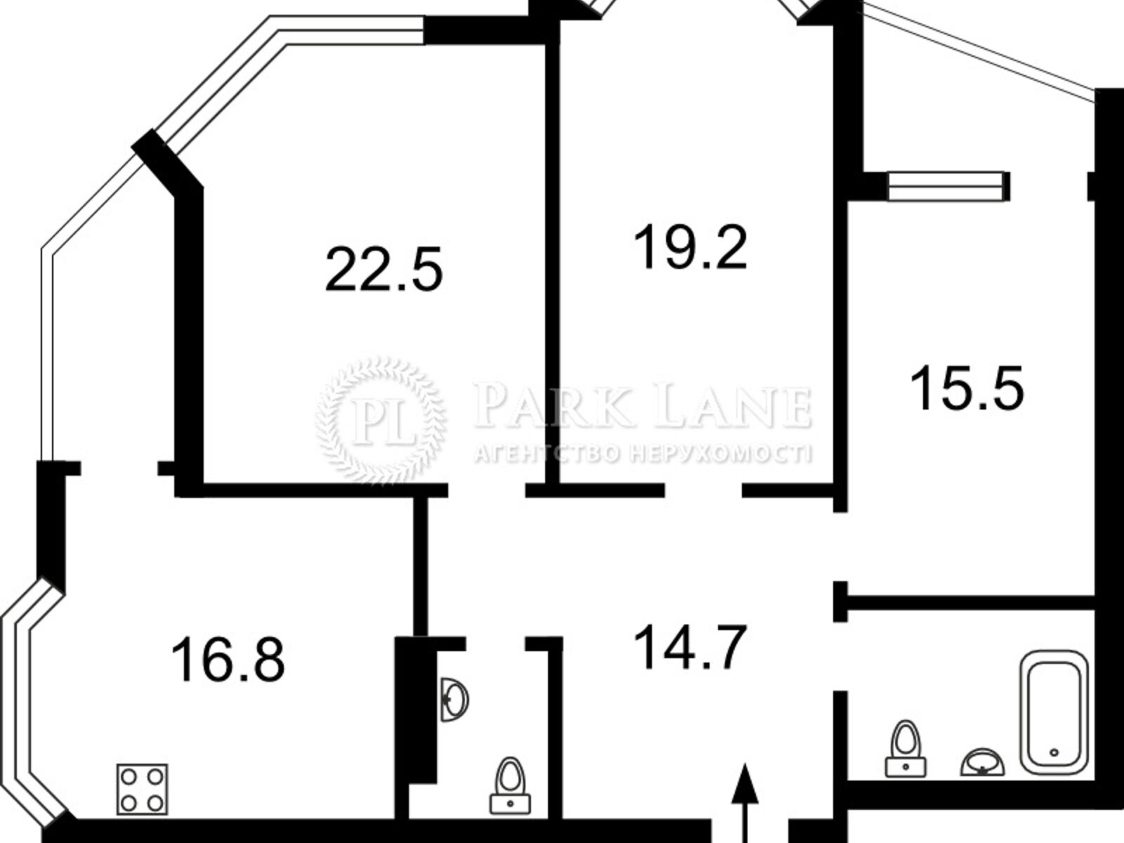 Продажа трехкомнатной квартиры в Киеве, на ул. Урловская 40, район Позняки фото 1