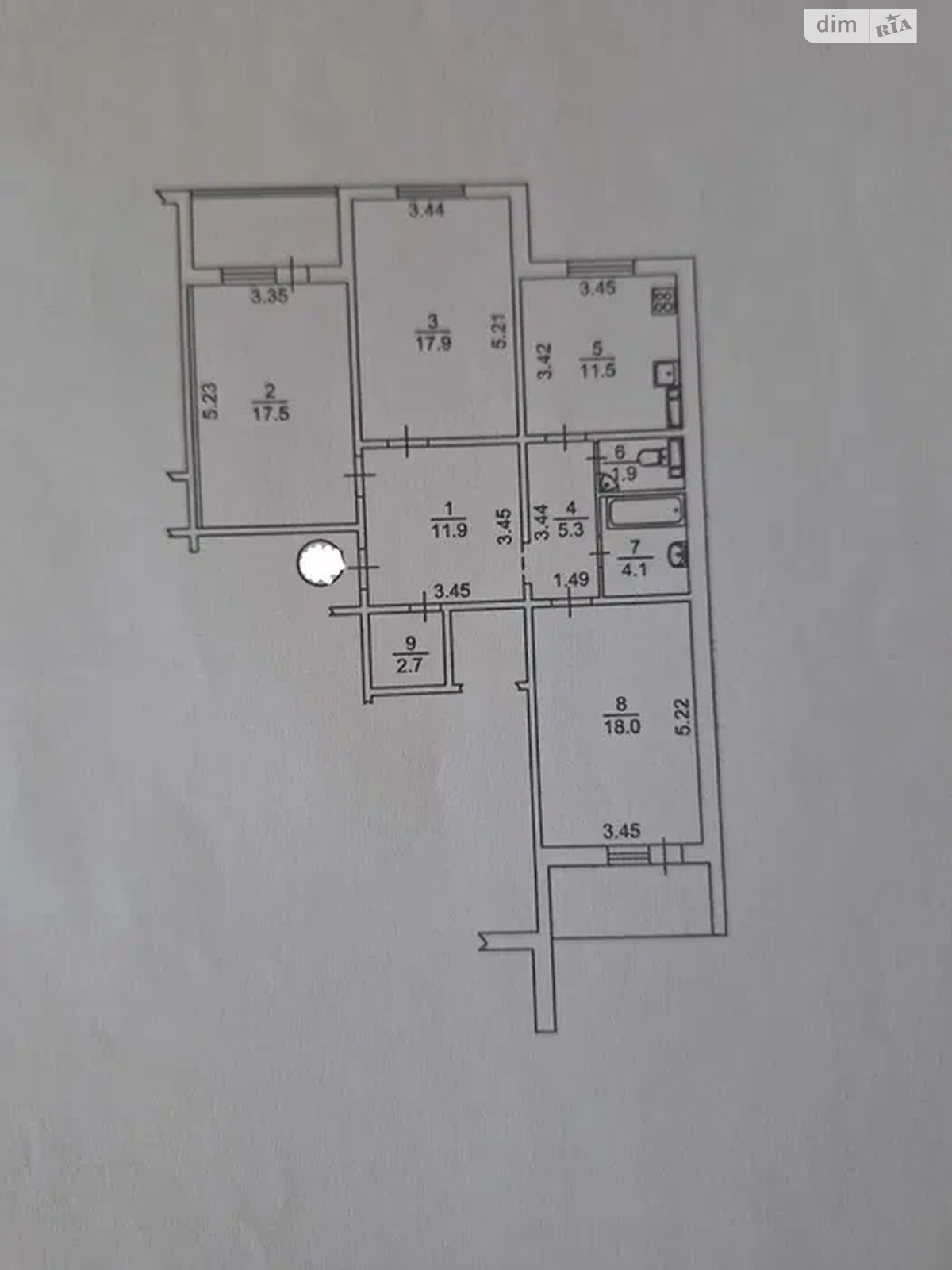 Продаж трикімнатної квартири в Києві, на вул. Здолбунівська 13, район Позняки фото 1 Продаж трикімнатної квартири в Києві, на вул. Здолбунівська 13, район Позняки фото 1