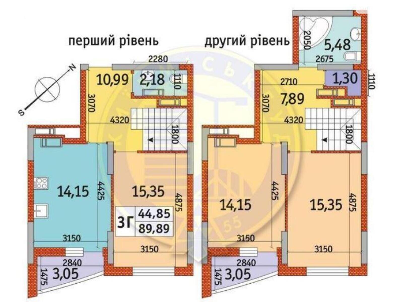 Продаж трикімнатної квартири в Києві, на вул. Миколи Кибальчича 2, район Райдужний Масив фото 1