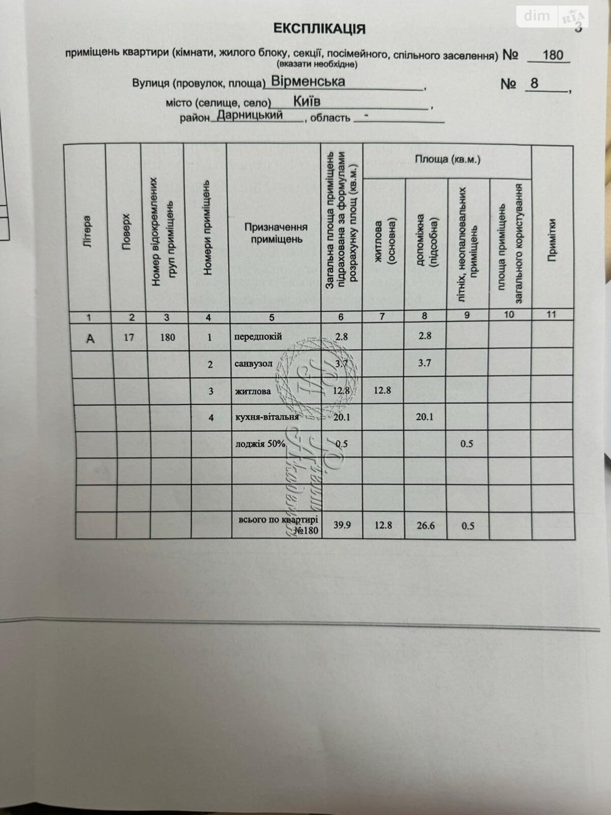 Продаж однокімнатної квартири в Києві, на вул. Вірменська 8, район Рембаза фото 1