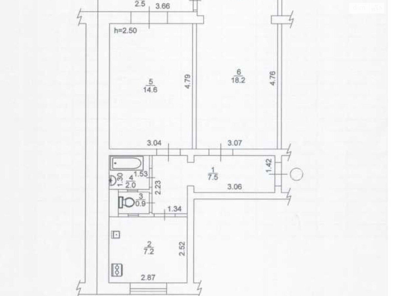 Продажа двухкомнатной квартиры в Киеве, на бул. Русановский 9, район Русановка фото 1