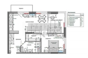 Продажа двухкомнатной квартиры в Киеве, на ул. Маккейна Джона 1Б, район Саперное Поле фото 2