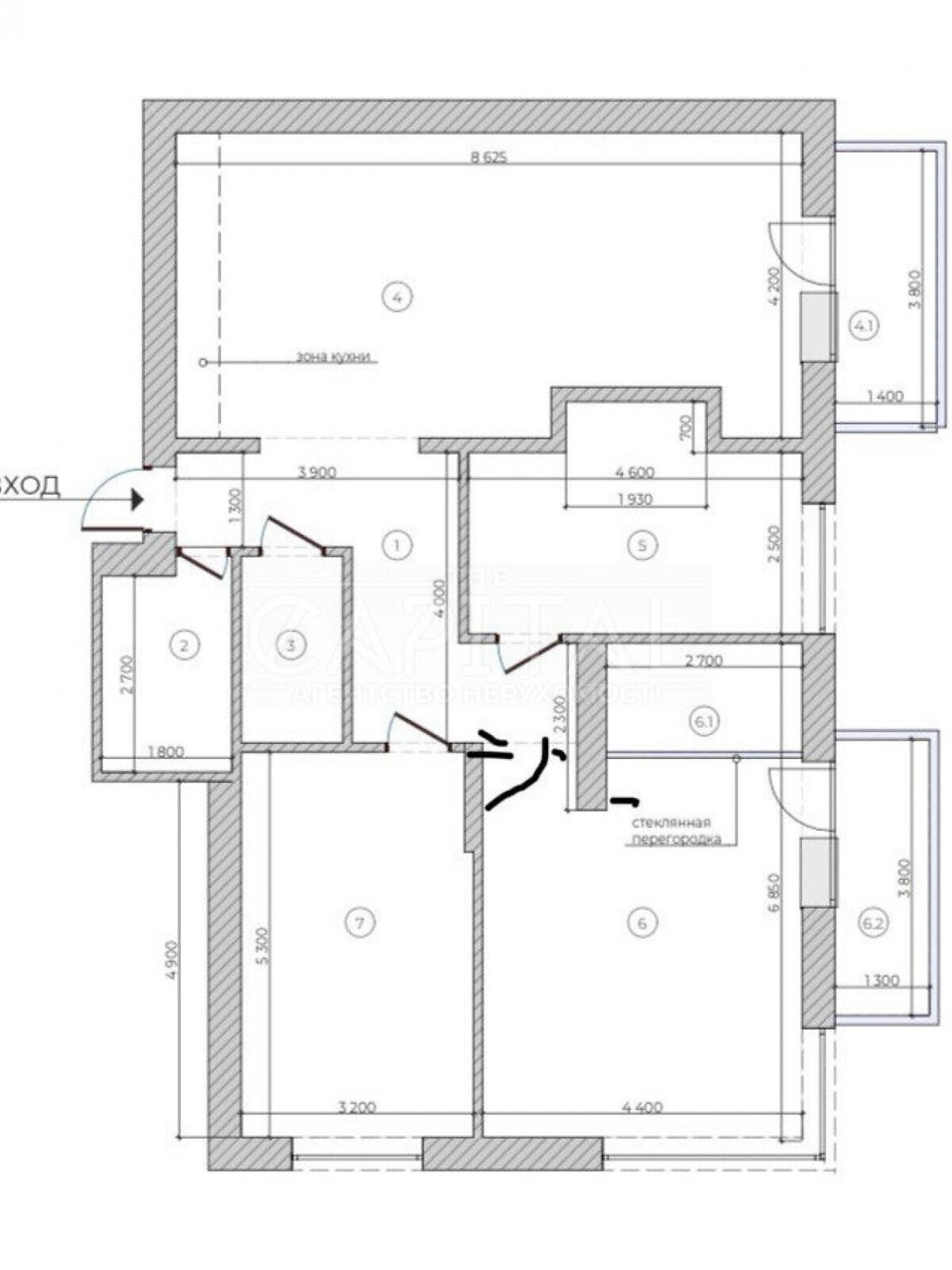 Продажа трехкомнатной квартиры в Киеве, на ул. Предславинская 42, район Саперное Поле фото 1