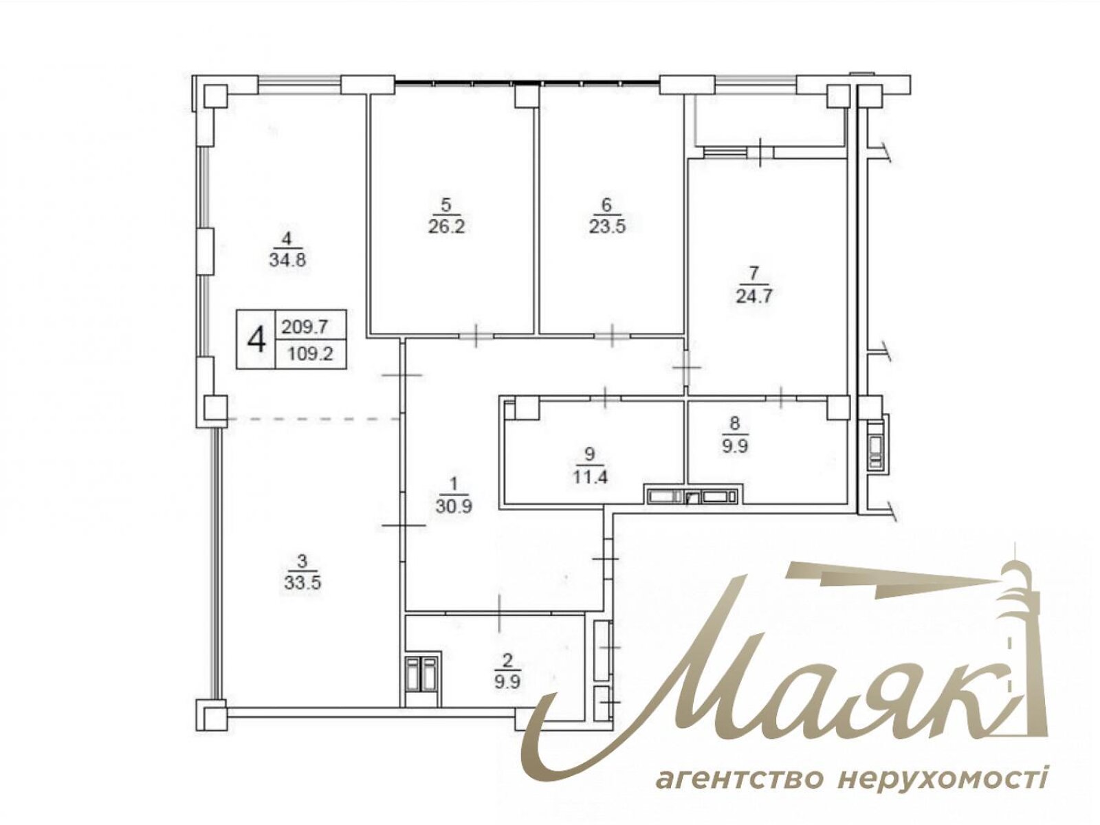 Продажа пятикомнатной квартиры в Киеве, на ул. Саперное Поле 5, район Саперное Поле фото 1 Продажа пятикомнатной квартиры в Киеве, на ул. Саперное Поле 5, район Саперное Поле фото 1