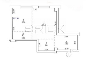 Продаж двокімнатної квартири в Києві, на вул. Саперне Поле 5А, район Саперне Поле фото 2