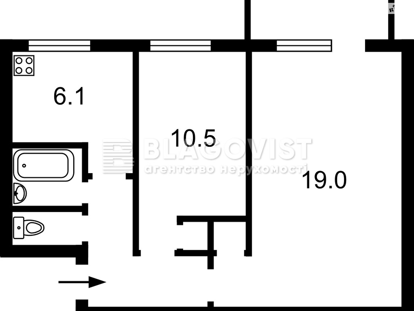 Продажа двухкомнатной квартиры в Киеве, на ул. Саперное Поле 26, район Саперное Поле фото 1