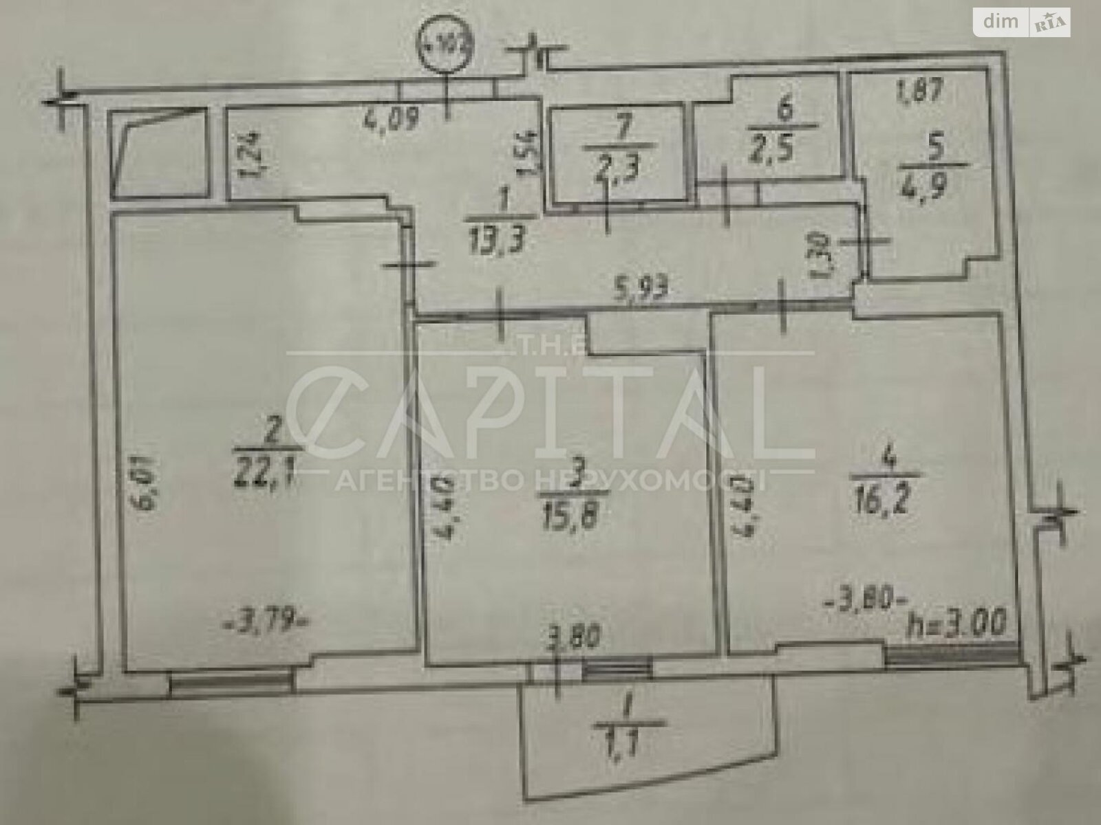 Продаж двокімнатної квартири в Києві, на вул. Василя Тютюнника 37/1, район Саперне Поле фото 1