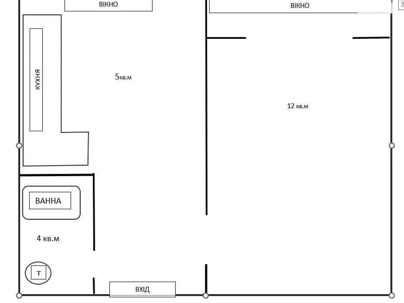 Продажа однокомнатной квартиры в Киеве, на ул. Андрея Малышко 27, район Северно-Броварский Масив фото 1