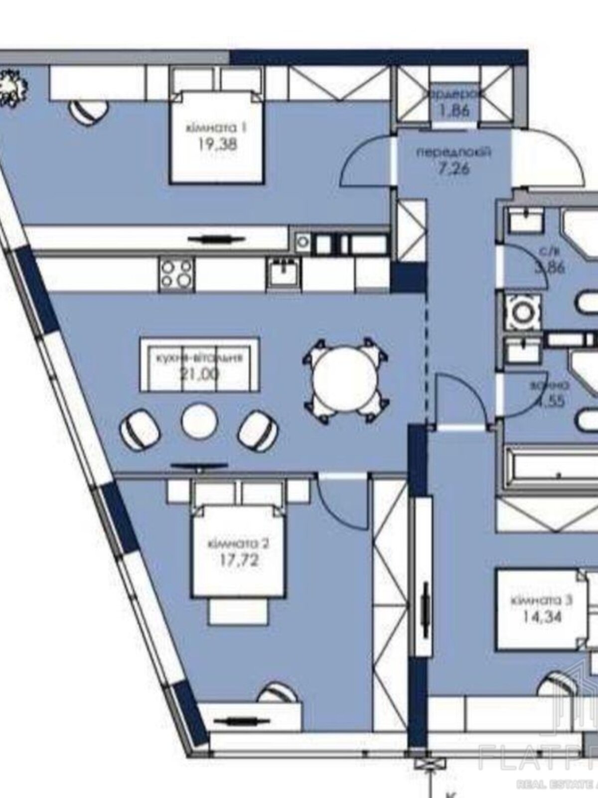 Продаж трикімнатної квартири в Києві, на вул. Князя Романа Мстиславича 26, район Північно-Броварський Масив фото 1 Продаж трикімнатної квартири в Києві, на вул. Князя Романа Мстиславича 26, район Північно-Броварський Масив фото 1