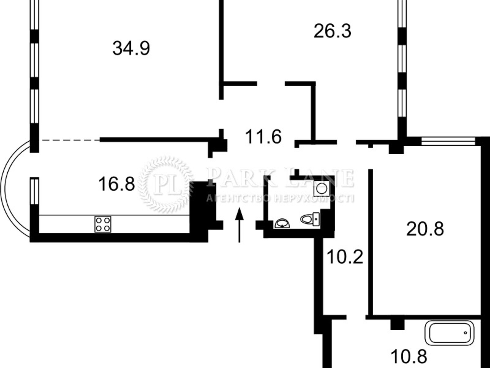 Продажа трехкомнатной квартиры в Киеве, на ул. Александра Конисского 46/11, район Шевченковский фото 1