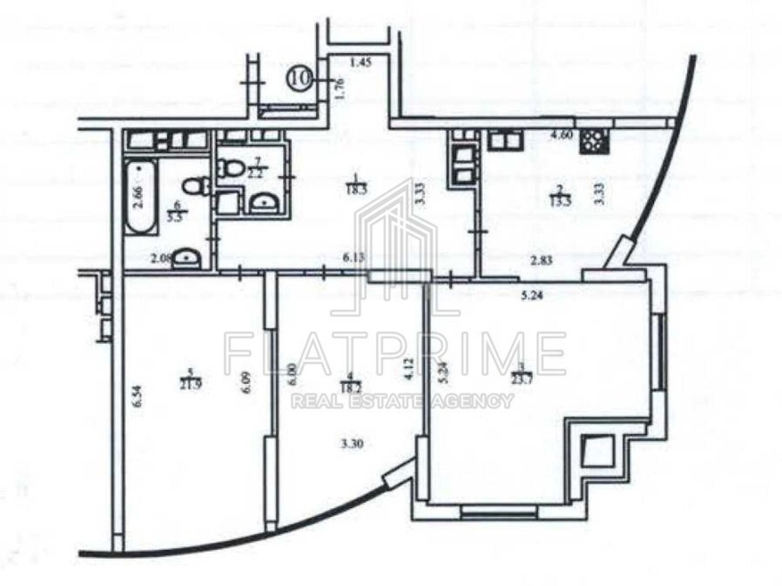 Продаж трикімнатної квартири в Києві, на просп. Берестейський 26А, район Шевченківський фото 1