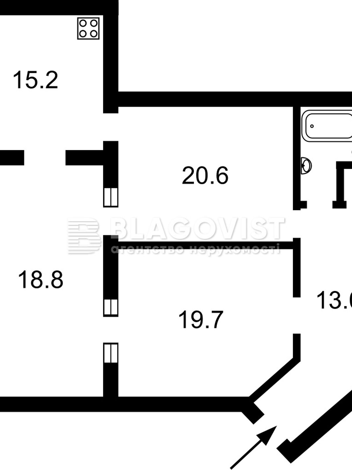 Продажа трехкомнатной квартиры в Киеве, на ул. Богдана Хмельницкого 32, район Шевченковский фото 1 Продажа трехкомнатной квартиры в Киеве, на ул. Богдана Хмельницкого 32, район Шевченковский фото 1