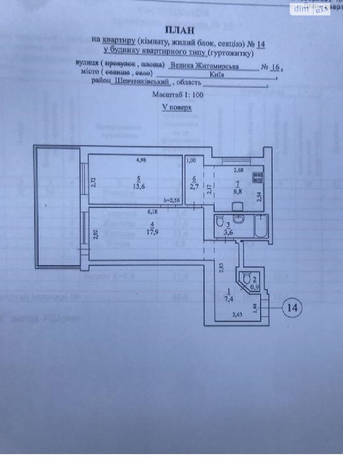 Продажа двухкомнатной квартиры в Киеве, на ул. Большая Житомирская 16, район Шевченковский фото 1