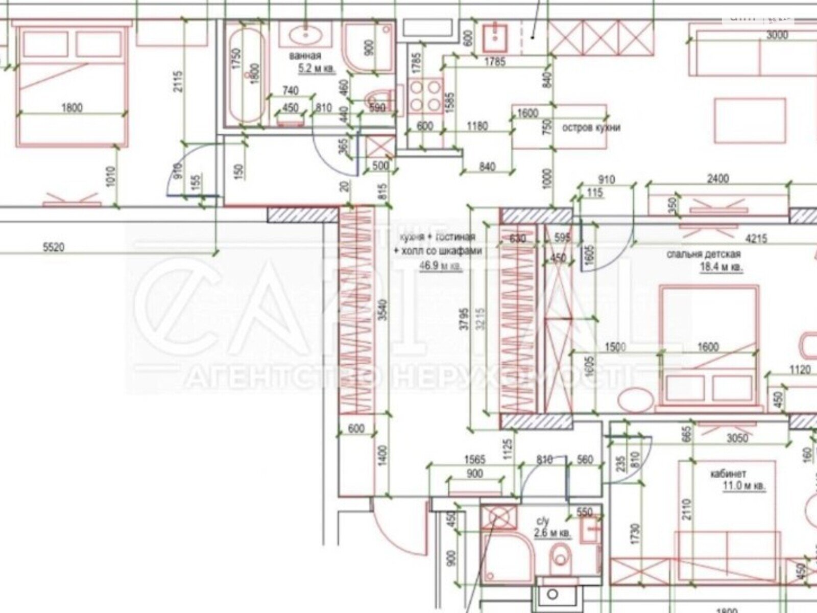 Продажа трехкомнатной квартиры в Киеве, на ул. Бульварно-Кудрявская 15А, район Шевченковский фото 1