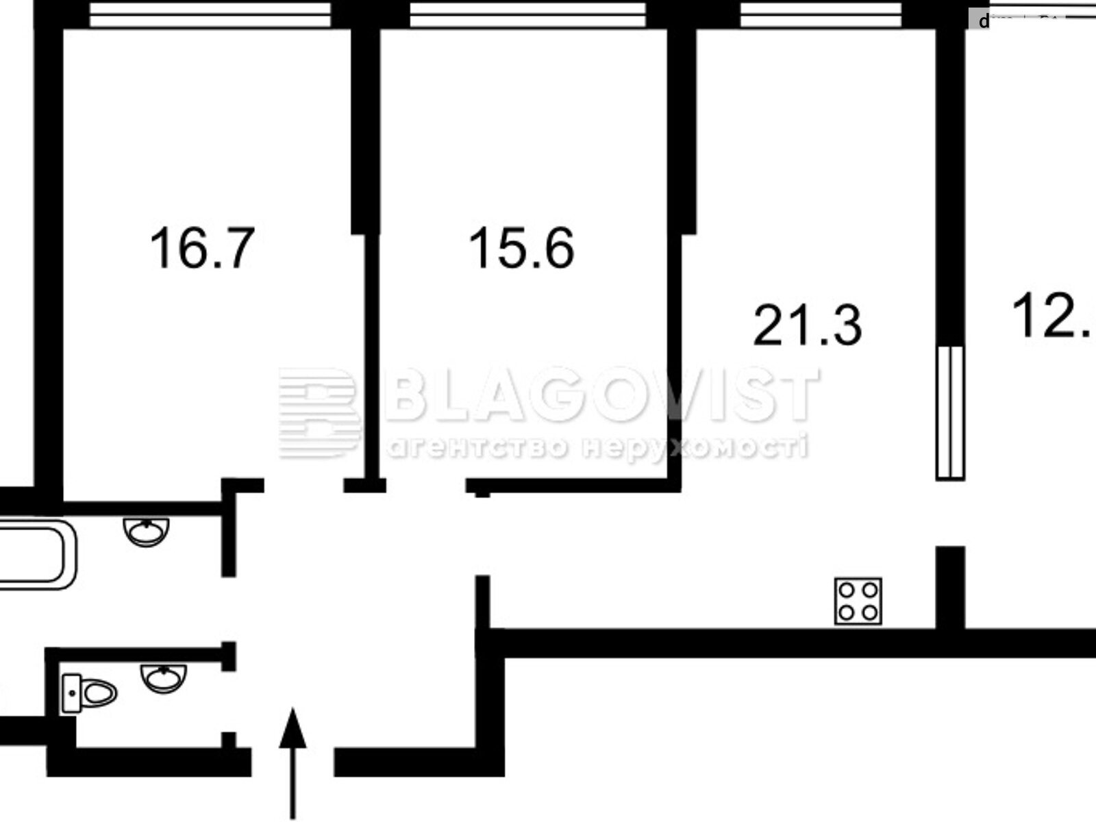 Продажа двухкомнатной квартиры в Киеве, на ул. Бульварно-Кудрявская 17, район Шевченковский фото 1