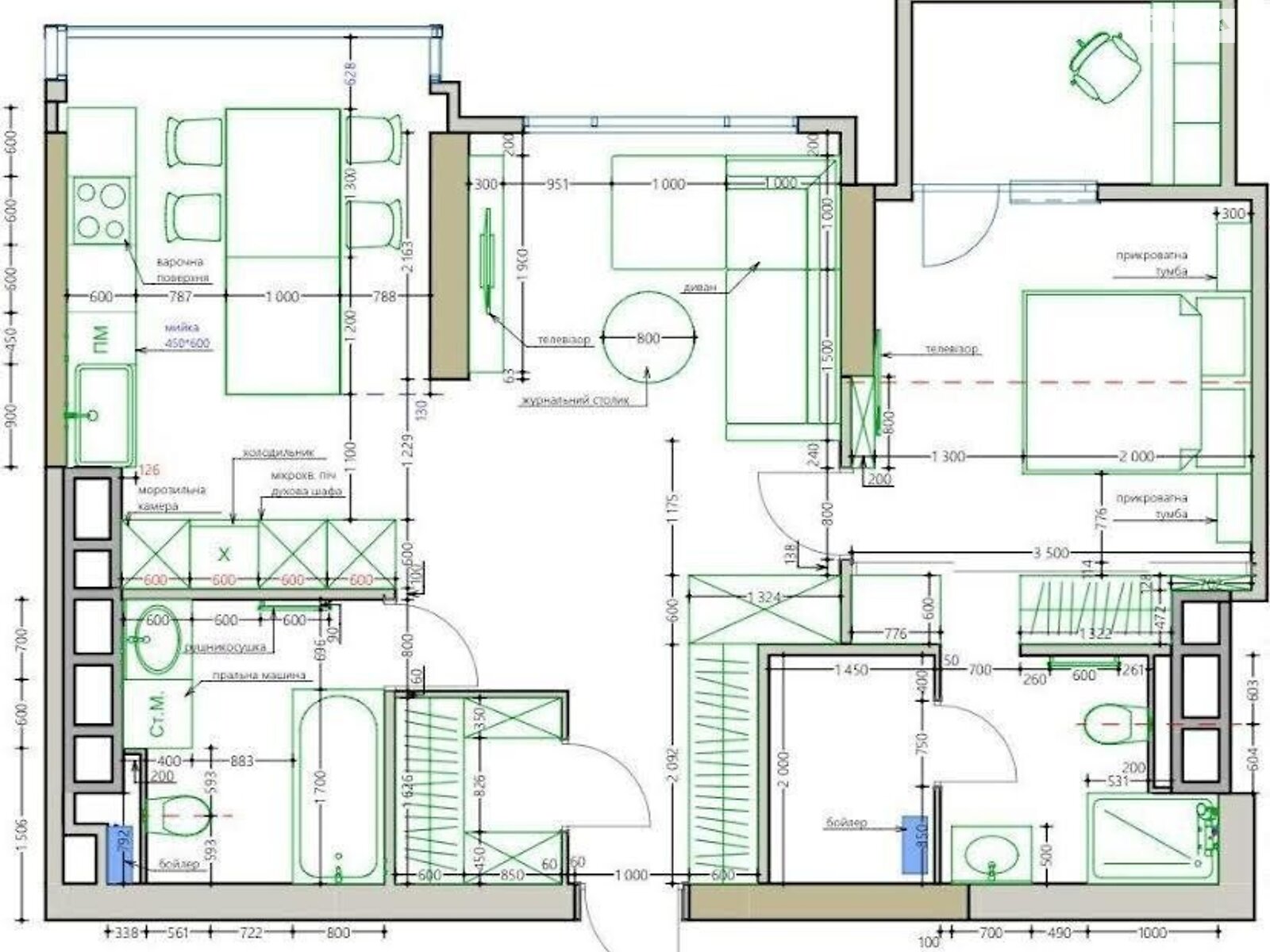 Продажа однокомнатной квартиры в Киеве, на ул. Бульварно-Кудрявская 15А, район Шевченковский фото 1