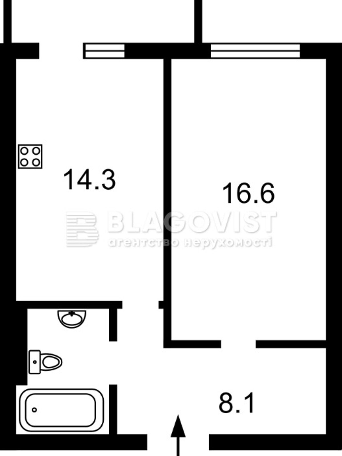 Продажа однокомнатной квартиры в Киеве, на ул. Герцена 35, район Шевченковский фото 1