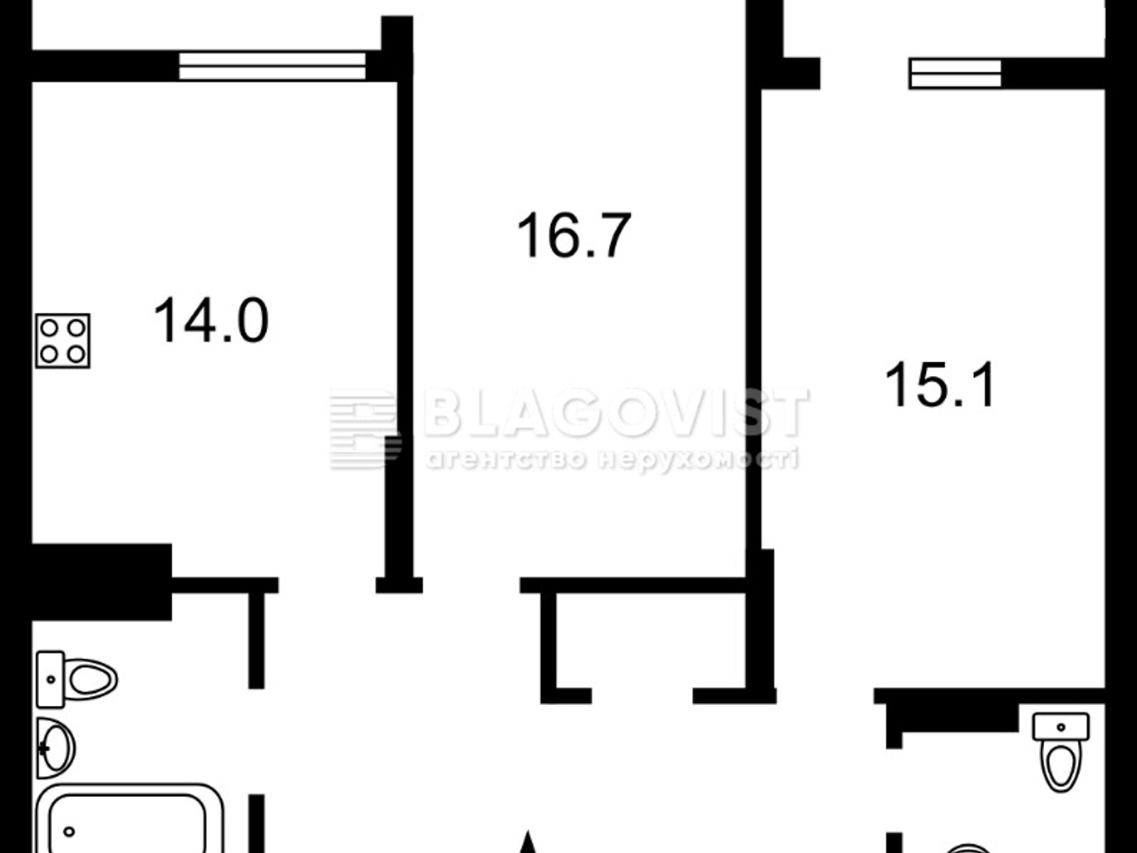 Продажа двухкомнатной квартиры в Киеве, на ул. Глубочицкая 13, район Шевченковский фото 1