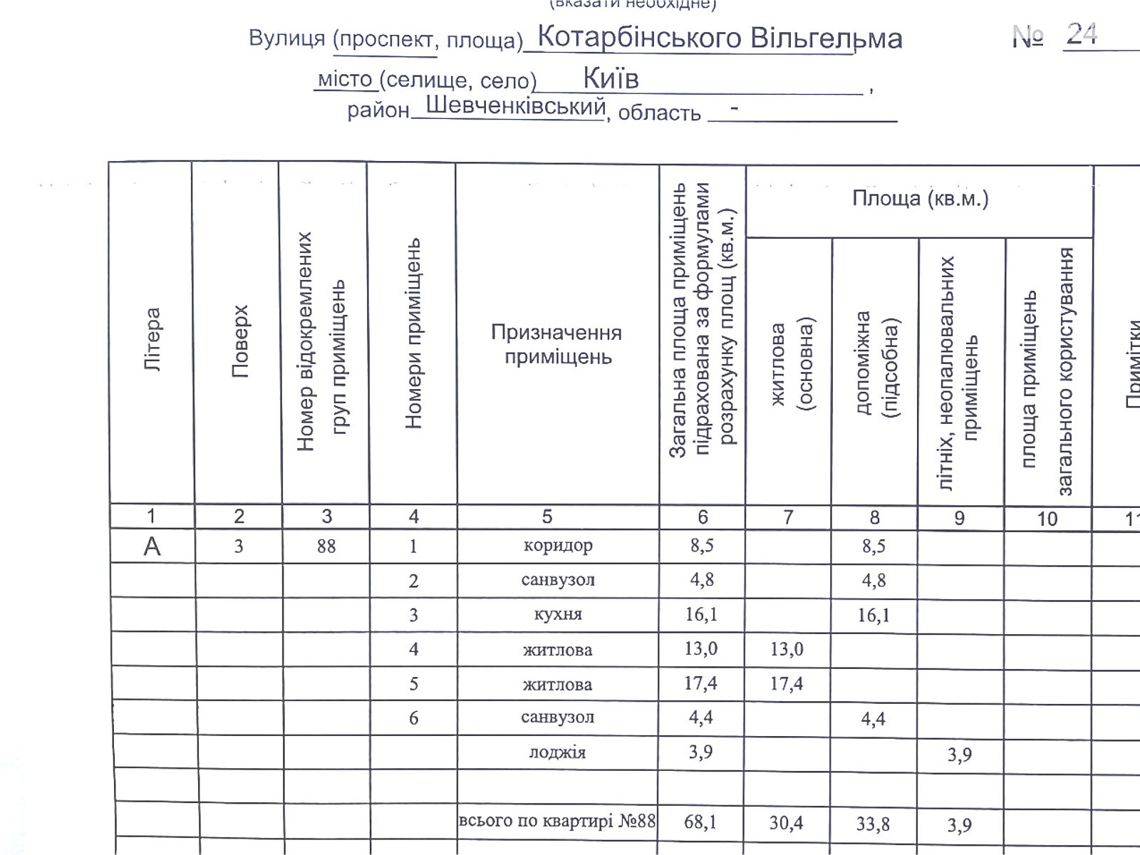 Продаж двокімнатної квартири в Києві, на вул. Вільгельма Котарбінського, район Шевченківський фото 1 Продаж двокімнатної квартири в Києві, на вул. Вільгельма Котарбінського, район Шевченківський фото 1