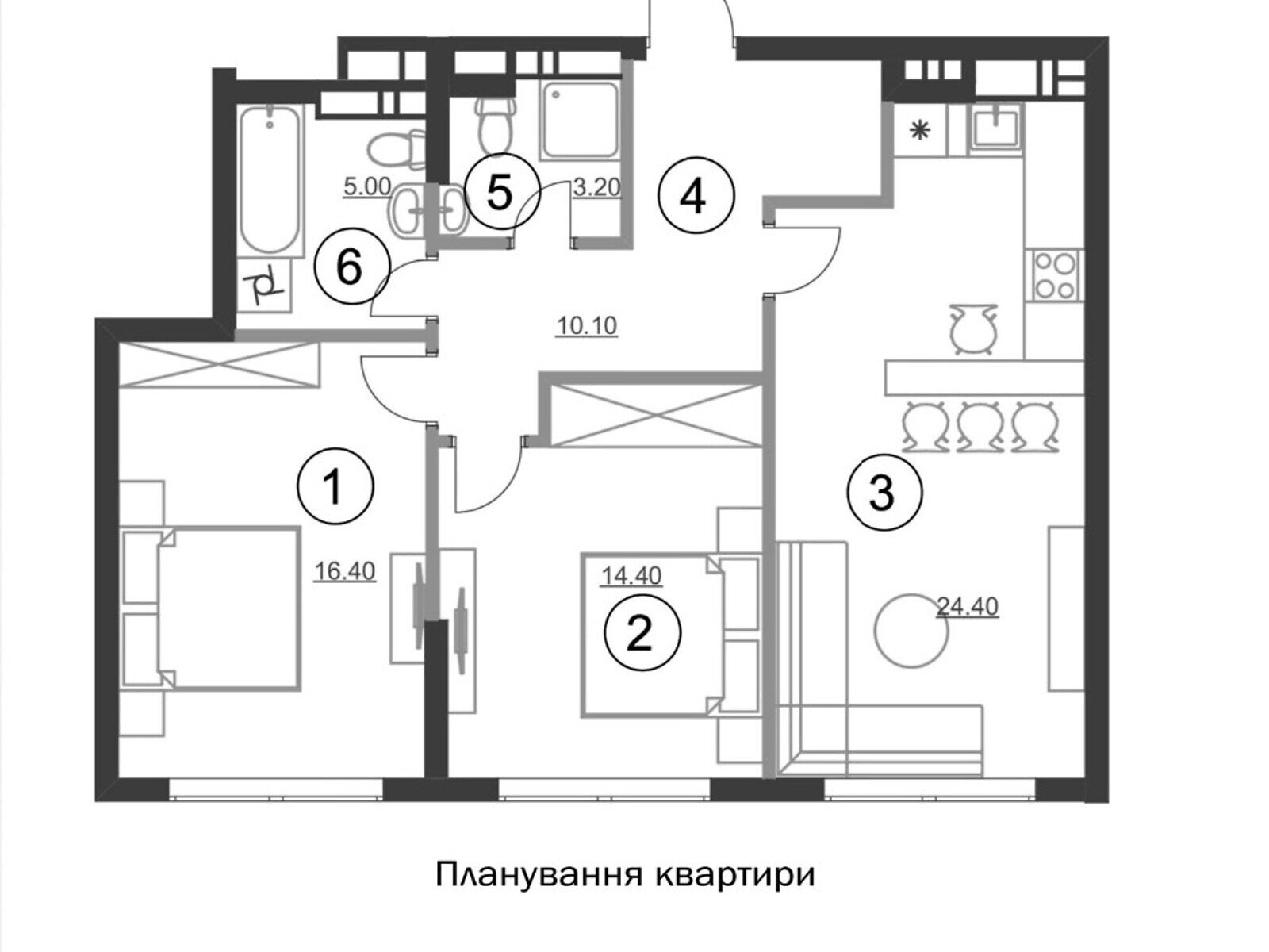 Продажа трехкомнатной квартиры в Киеве, на ул. Николая Пимоненко 21, район Шевченковский фото 1