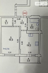 Продаж однокімнатної квартири в Києві, на вул. Загорівська 17-21, район Шевченківський фото 2