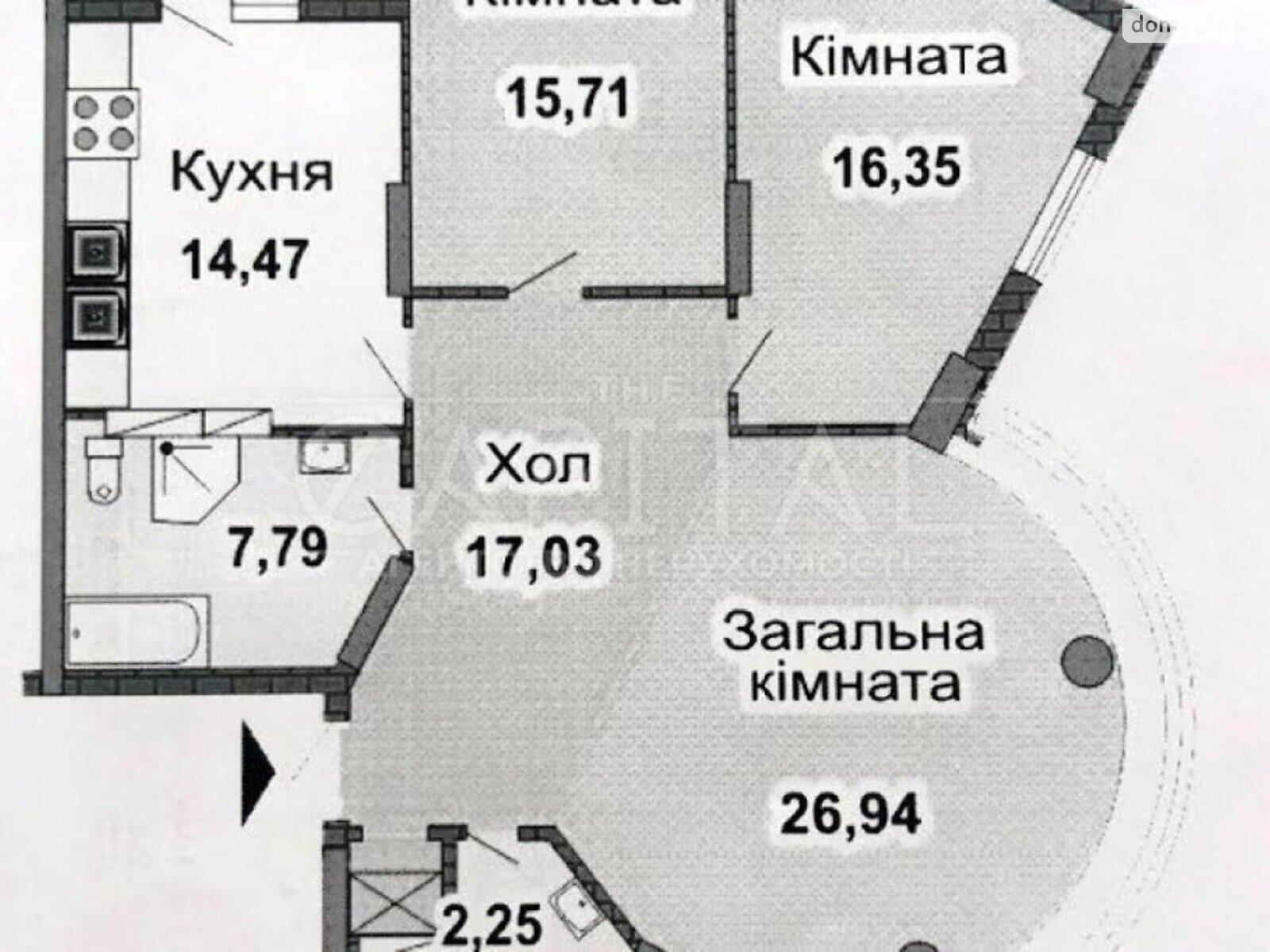 Продаж трикімнатної квартири в Києві, на вул. Золотоустівська 27, район Шевченківський фото 1