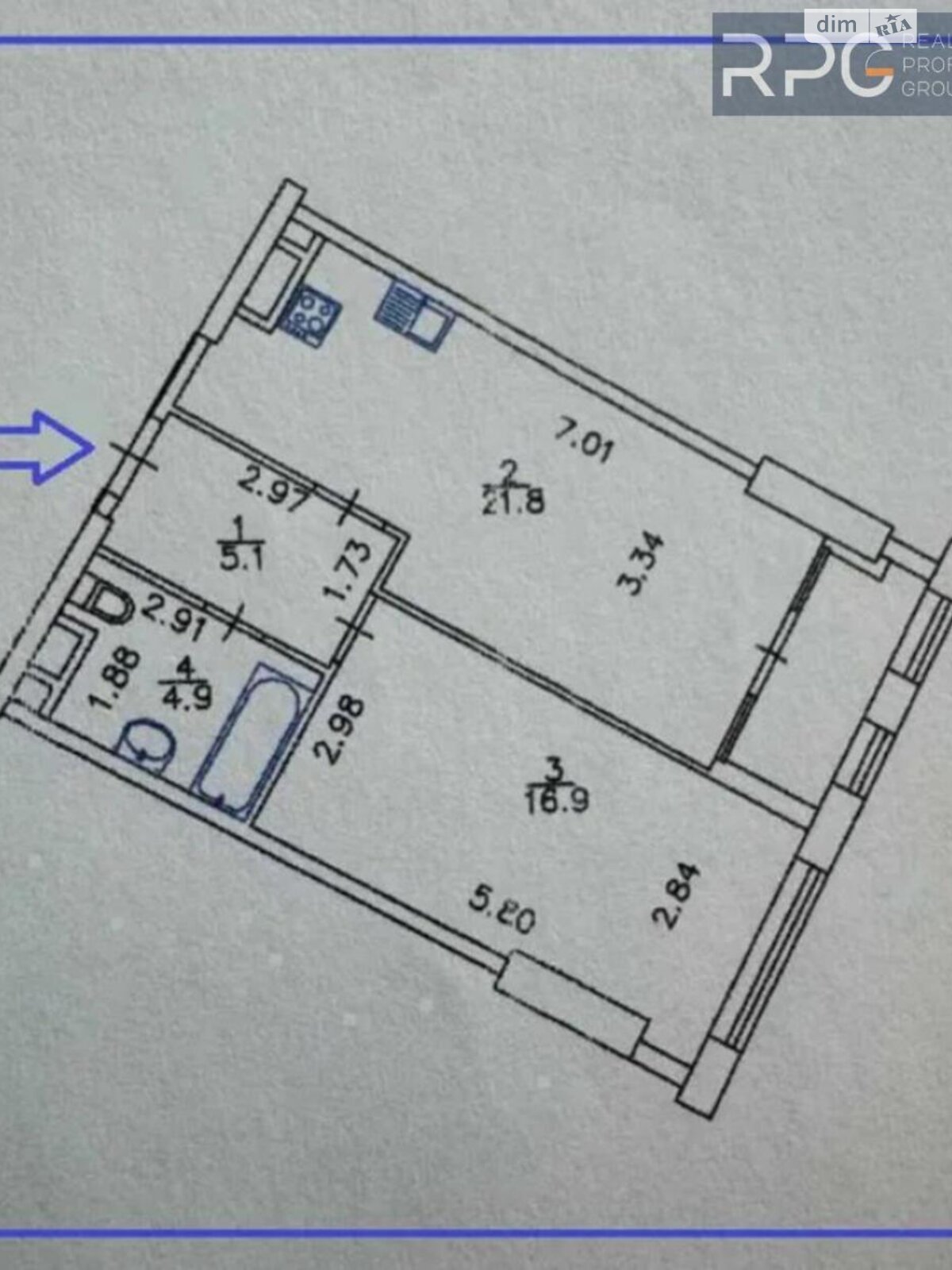 Продаж однокімнатної квартири в Києві, на просп. Берестейський 11 корпус 1, район Шулявка фото 1
