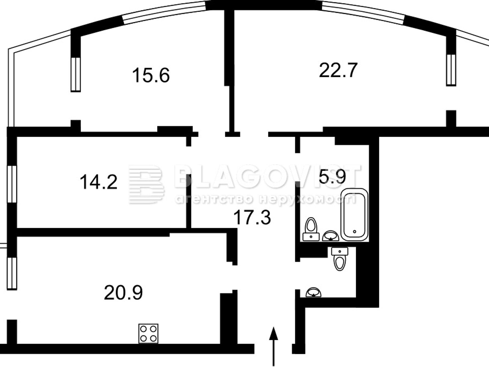 Продажа трехкомнатной квартиры в Киеве, на ул. Казарменна 6Г, район Шулявка фото 1