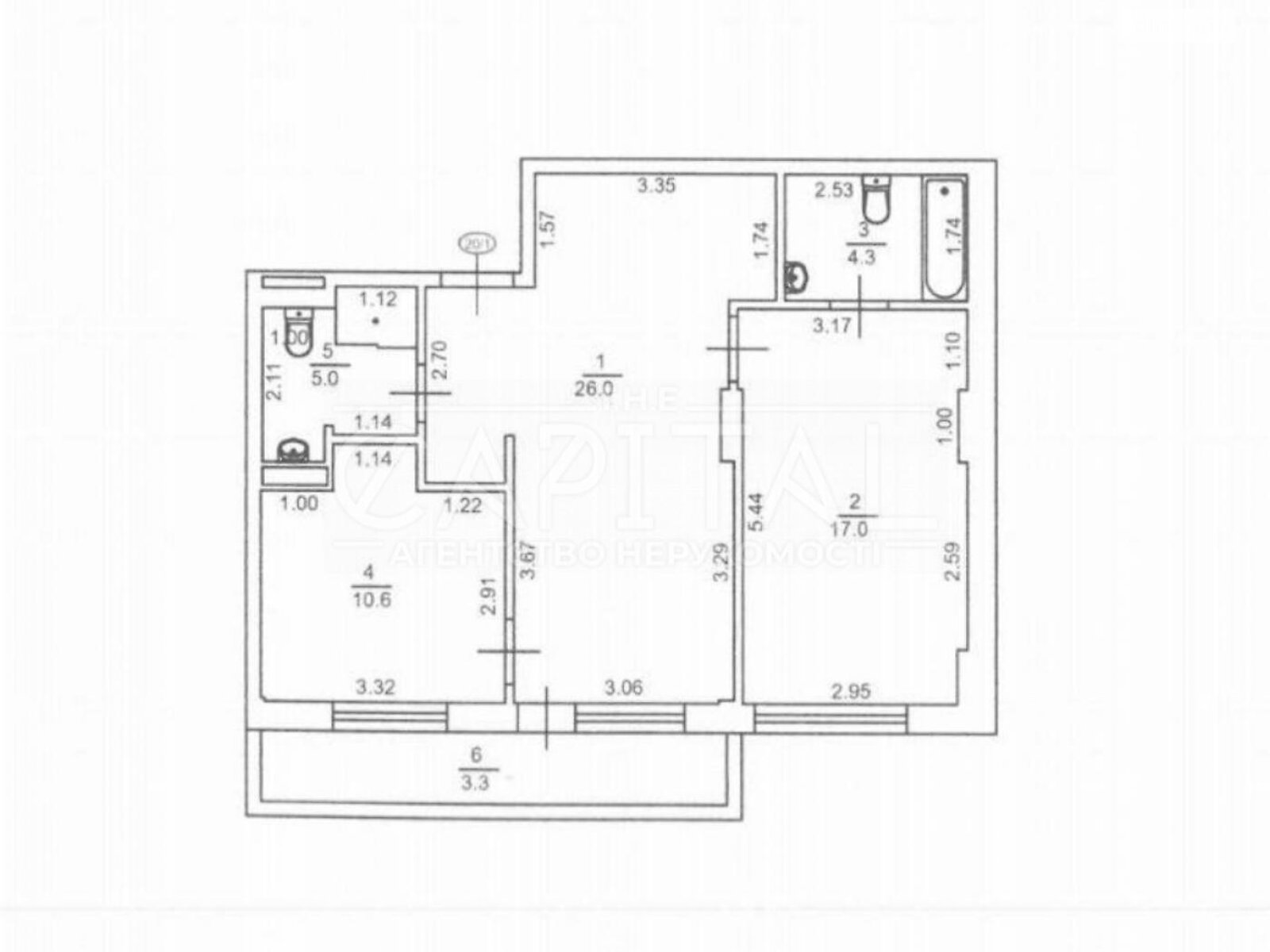 Продажа двухкомнатной квартиры в Киеве, на бул. Вацлава Гавела 6, район Шулявка фото 1