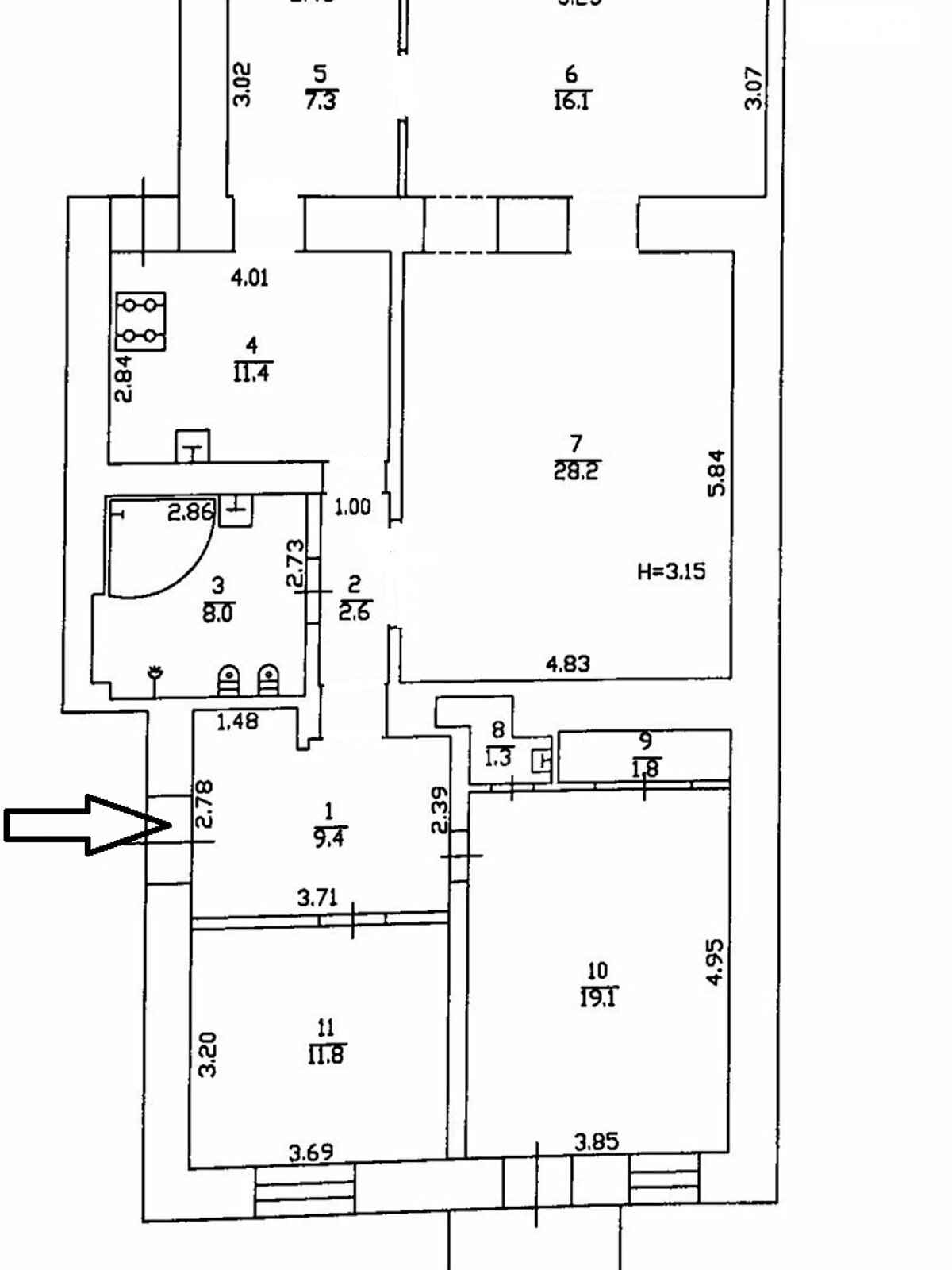 Продажа пятикомнатной квартиры в Киеве, на ул. Павловская 10, район Солдатская Слободка фото 1