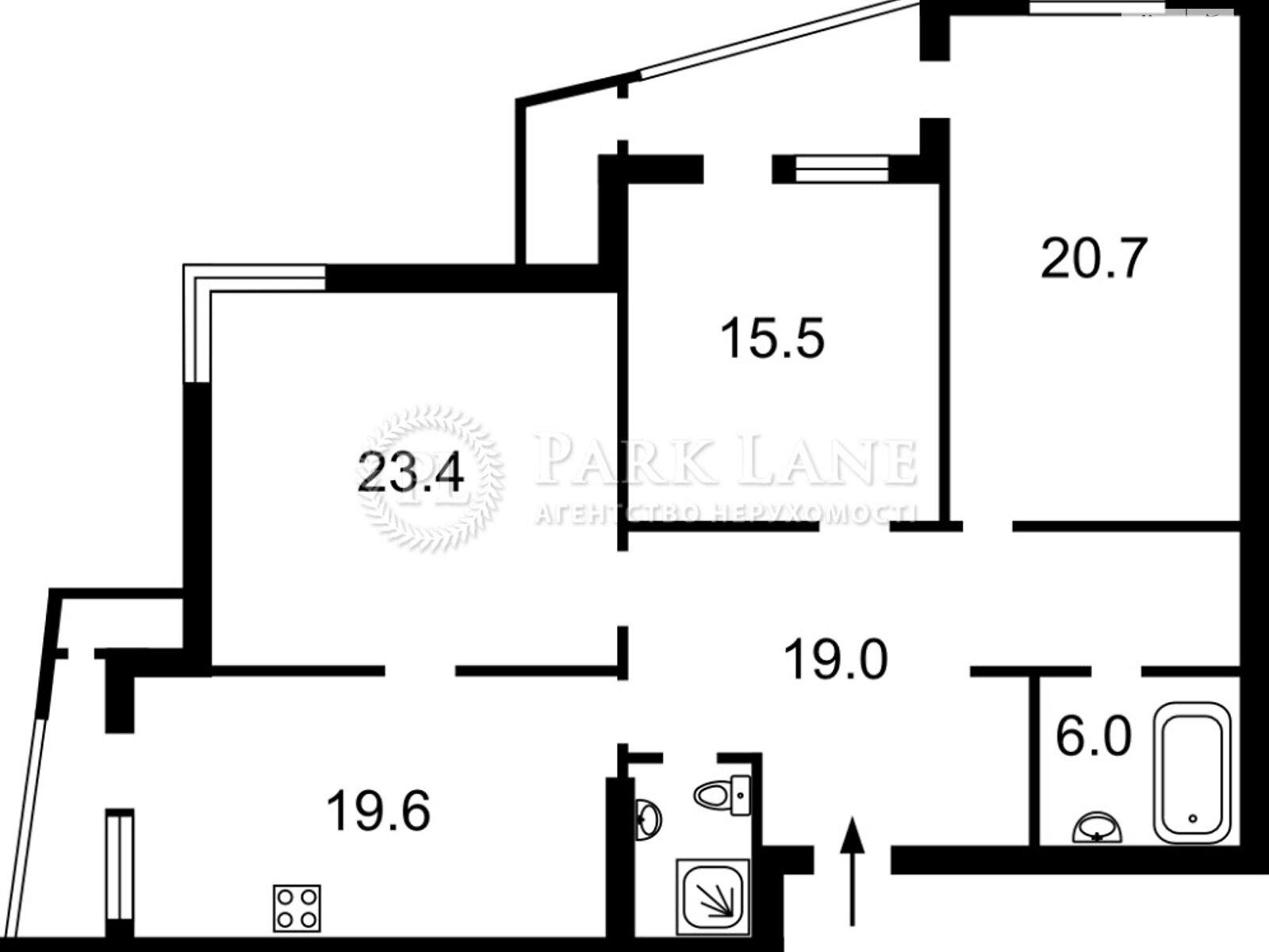 Продажа трехкомнатной квартиры в Киеве, на бул. Чоколовский 42А, район Соломенский фото 1