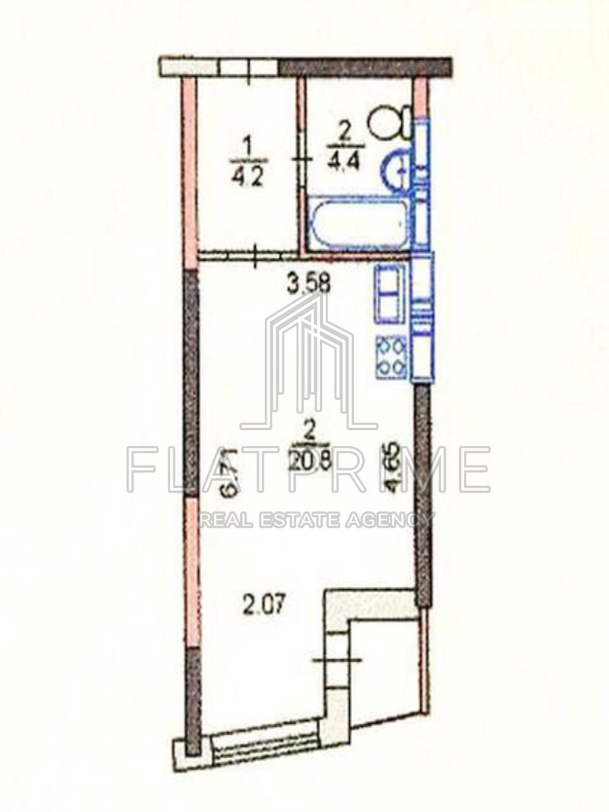 Продажа однокомнатной квартиры в Киеве, на ул. Кадетский Гай 10, район Соломенский фото 1