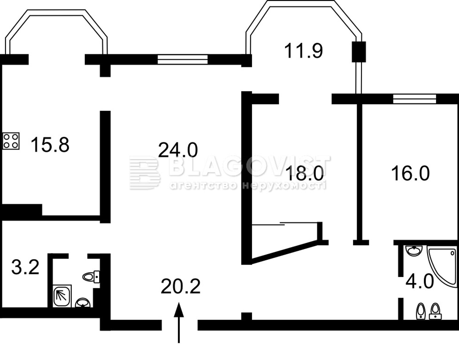 Продажа трехкомнатной квартиры в Киеве, на ул. Клиническая 23/25, район Соломенский фото 1