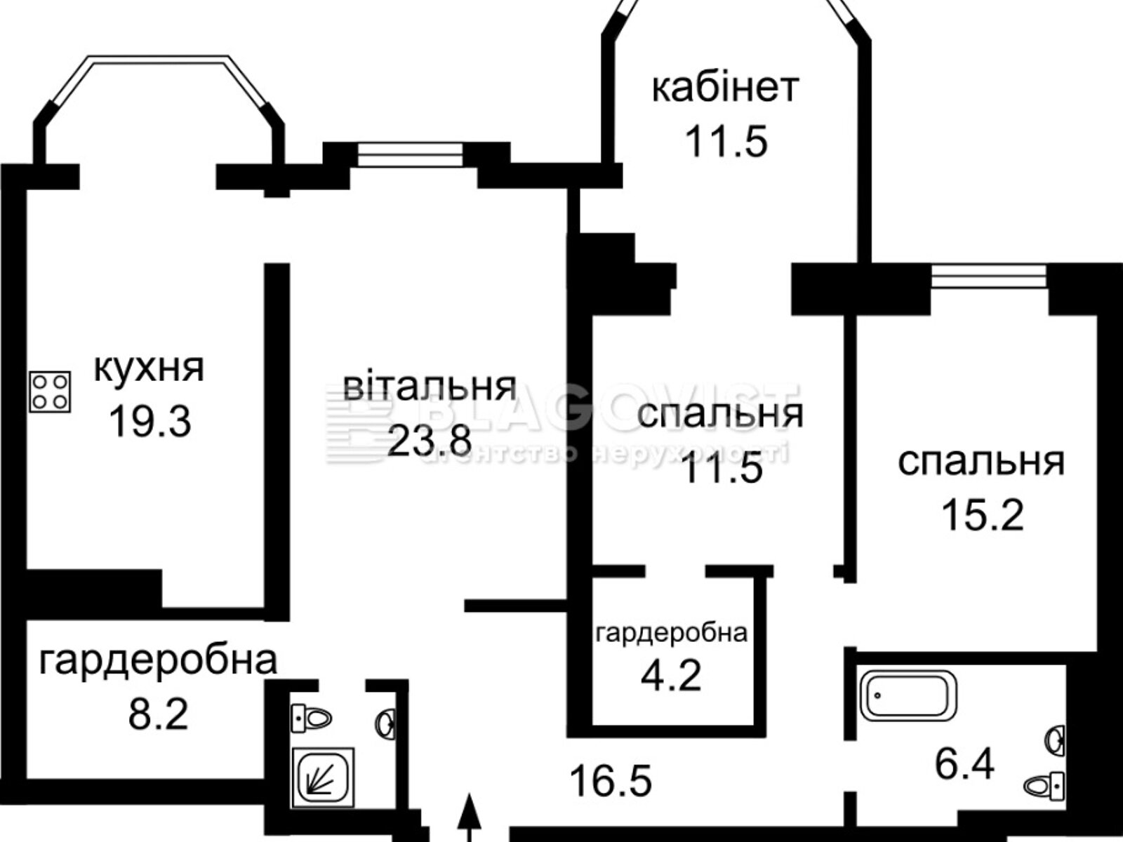 Продажа четырехкомнатной квартиры в Киеве, на ул. Клиническая 23/25, район Соломенский фото 1