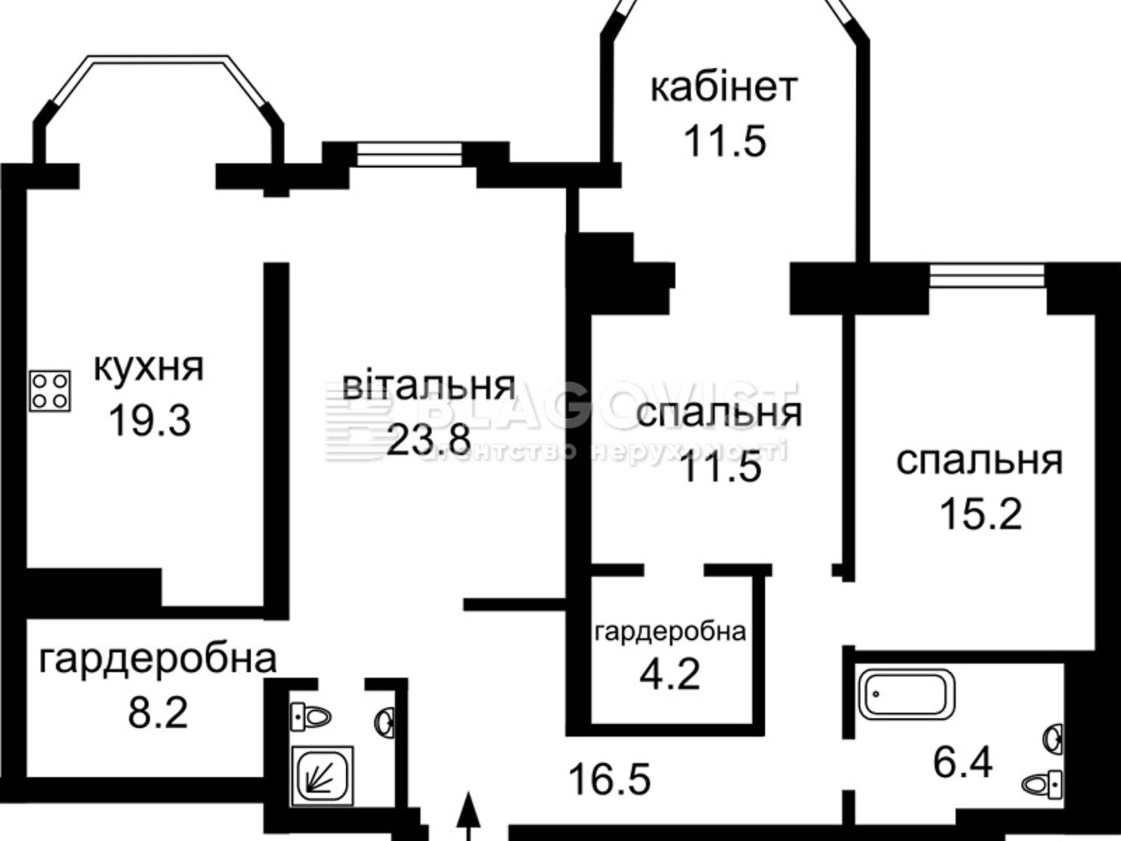 Продажа четырехкомнатной квартиры в Киеве, на ул. Клиническая 23/25, район Соломенский фото 1