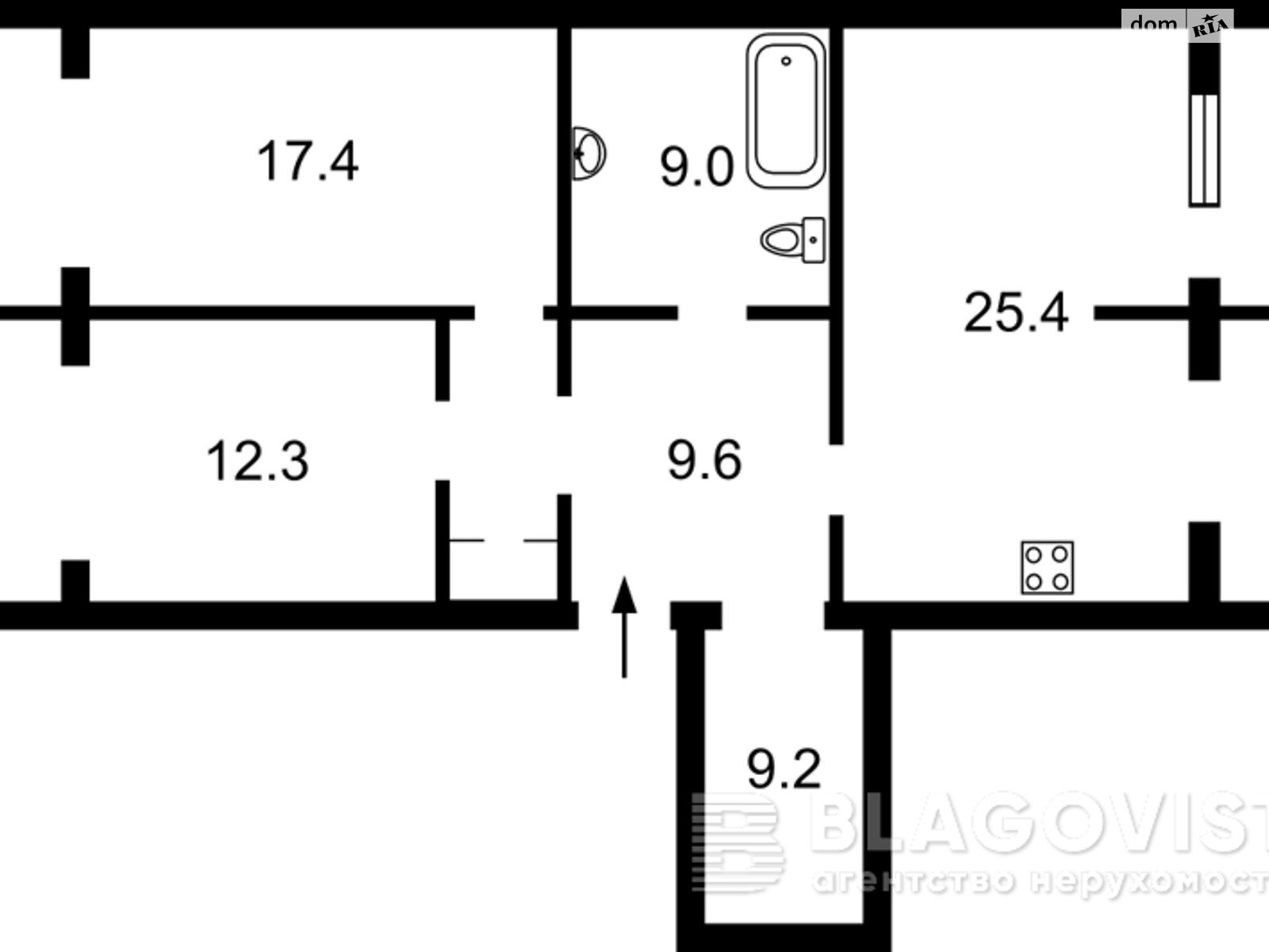 Продажа трехкомнатной квартиры в Киеве, на ул. Татьянинская 7, район Соломенский фото 1