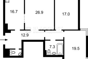 Продажа трехкомнатной квартиры в Киеве, на просп. Лобановского 6Г, район Соломенский фото 2