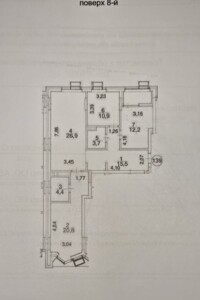 Продажа трехкомнатной квартиры в Киеве, на ул. Митрополита Василия Липковского 38, район Соломенский фото 2