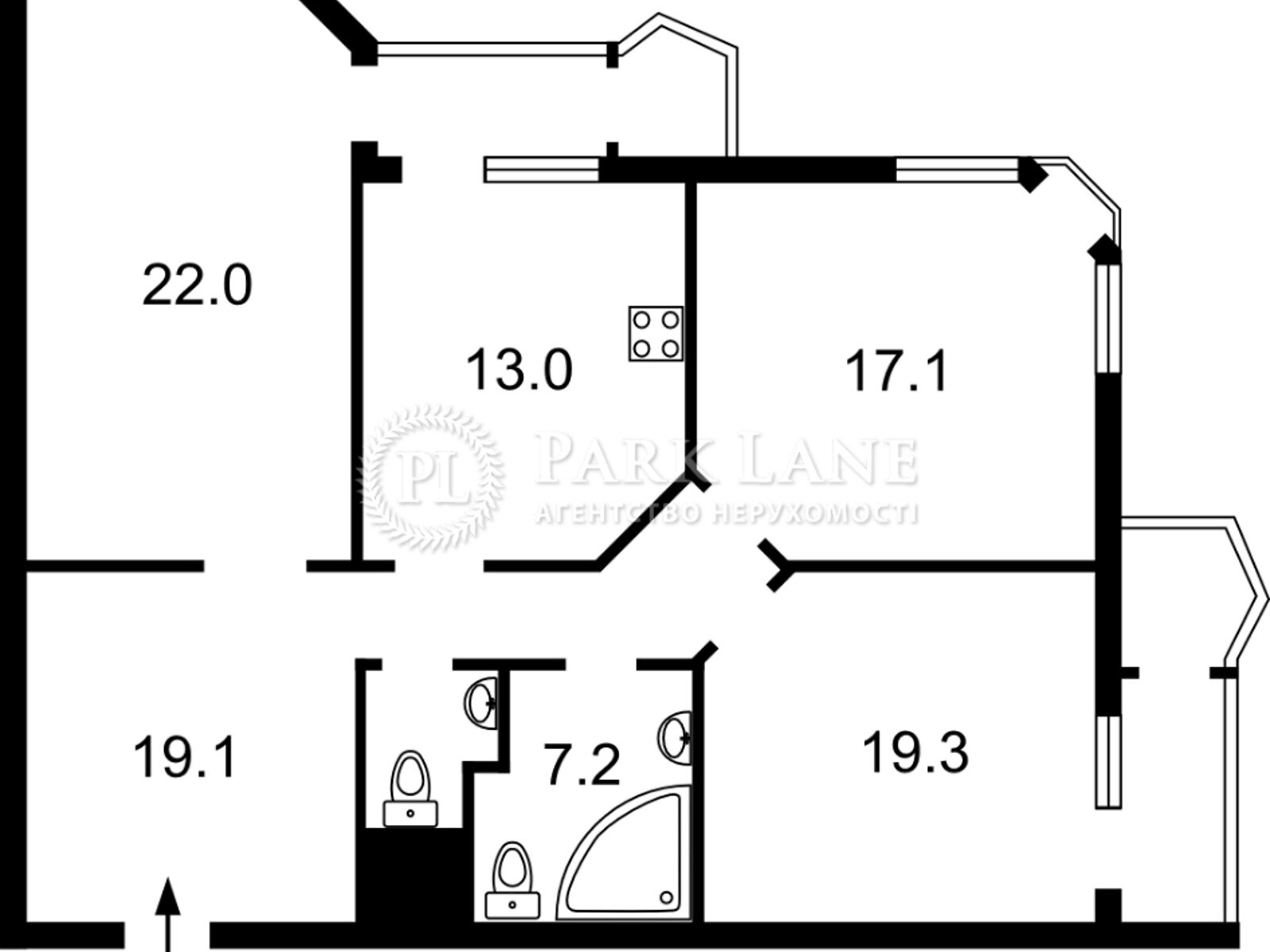 Продажа трехкомнатной квартиры в Киеве, на ул. Мокрая 20Б, район Соломенский фото 1